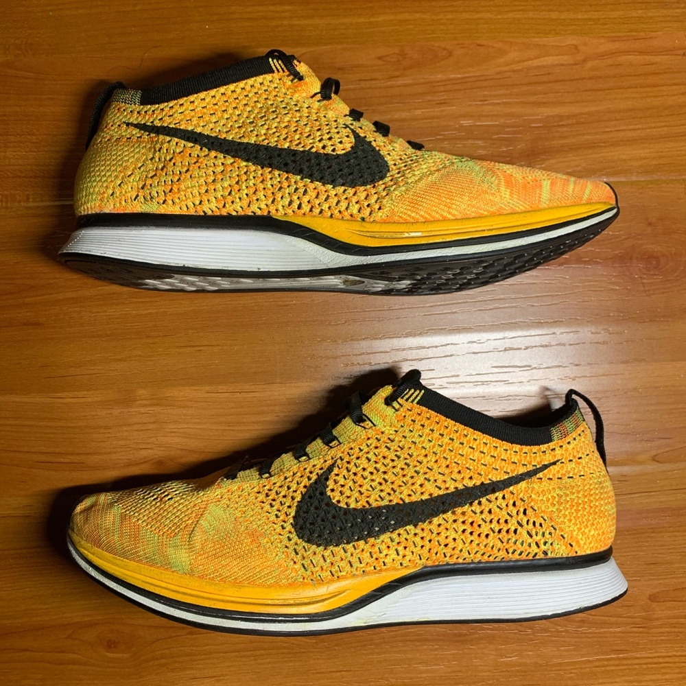 Nike Flyknit Racer ‘Cheetos’ men’s size 10